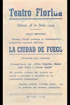 Em-nar, La Ciudad De Fuego (1952) afişi