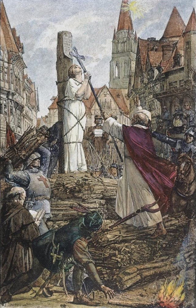 Exécution de Jeanne d'Arc (1898) afişi