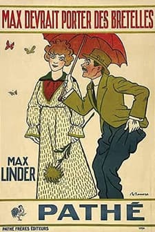 Max Devrait Porter Des Bretelles (1917) afişi