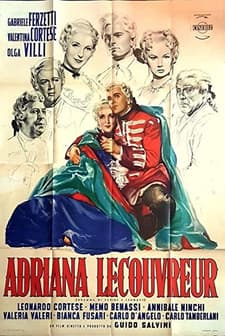 Adriana Lecouvreur (1955) afişi