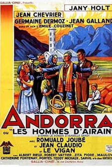 Andorra Ou Les Hommes D'airain (1942) afişi