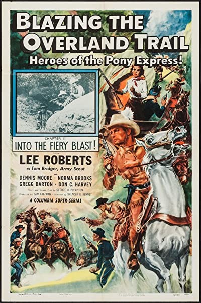 Blazing the Overland Trail (1956) afişi