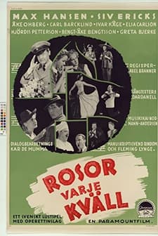Rosor Varje Kväll (1939) afişi