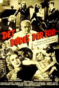 Det Bødes Der For (1944) afişi