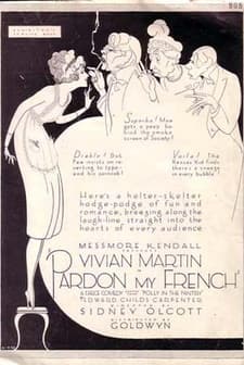 Pardon My French (1921) afişi