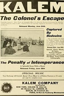 The Colonel's Escape (1912) afişi