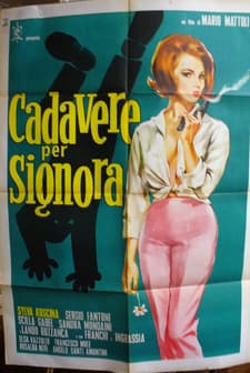 Cadavere Per Signora (1964) afişi