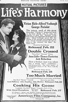 Life's Harmony (1916) afişi
