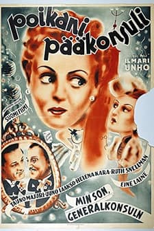 Poikani Pääkonsuli (1940) afişi