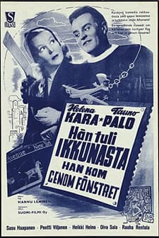Hän Tuli Ikkunasta (1952) afişi