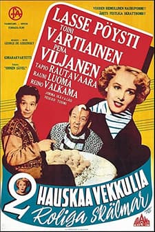 2 Hauskaa Vekkulia (1953) afişi