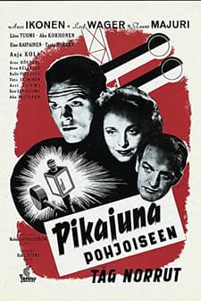Pikajuna Pohjoiseen (1947) afişi