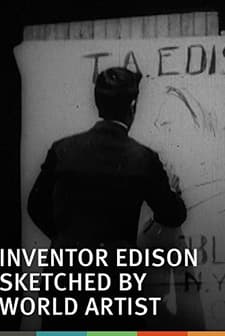 Edison Drawn By 'World' Artist (1896) afişi