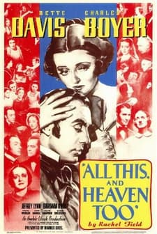 All This, And Heaven Too (1940) afişi