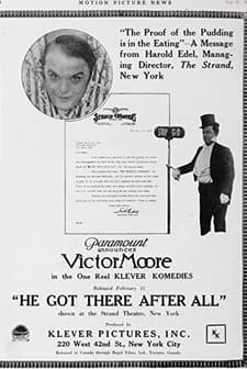 He Got There After All (1917) afişi
