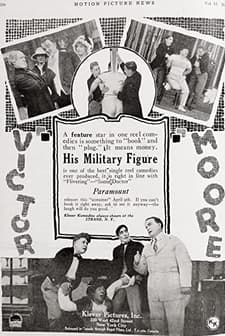 His Military Figure (1917) afişi