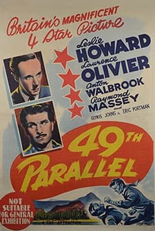 49. Paralel (1941) afişi