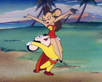 Mighty Mouse In Krakatoa (1945) afişi
