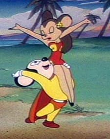 Mighty Mouse In Krakatoa (1945) afişi