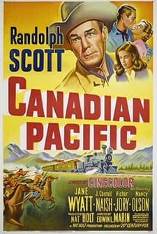 Canadian Pacific (1949) afişi