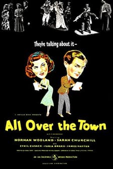 All Over The Town (1949) afişi
