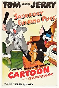 Saturday Evening Puss (1950) afişi
