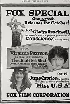 Miss U.s.a. (1917) afişi