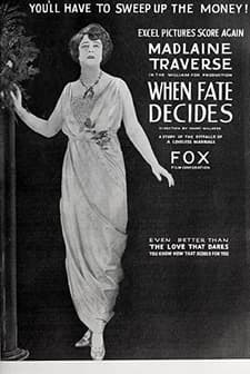 When Fate Decides (1919) afişi