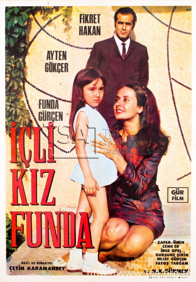 İçli Kız Funda (1967) afişi