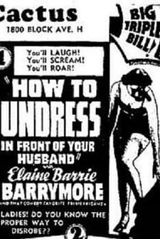 How To Undress In Front Of Your Husband (1937) afişi