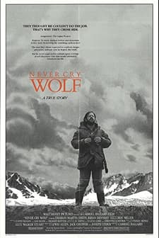 Never Cry Wolf (1983) afişi