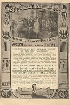 Joseph In The Land Of Egypt (1914) afişi