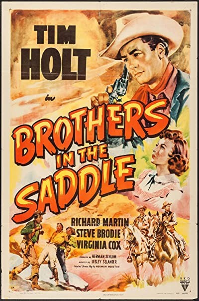 Brothers In The Saddle (1949) afişi