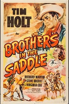 Brothers In The Saddle (1949) afişi