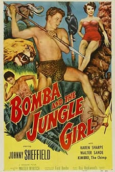 Bomba And The Jungle Girl (1952) afişi