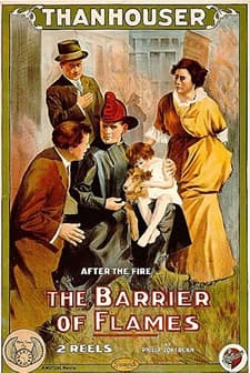 The Barrier Of Flames (1914) afişi