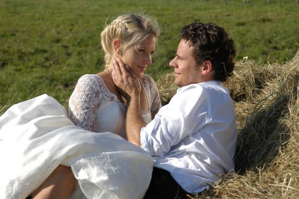 Der Mann Im Heuhaufen fotoğrafı