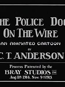 Police Dog On The Wire (1916) afişi