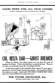 Colonel Heeza Liar, Ghost Breaker (1915) afişi