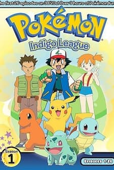 Pokemon 1. Sezon Indigo League (1998) afişi