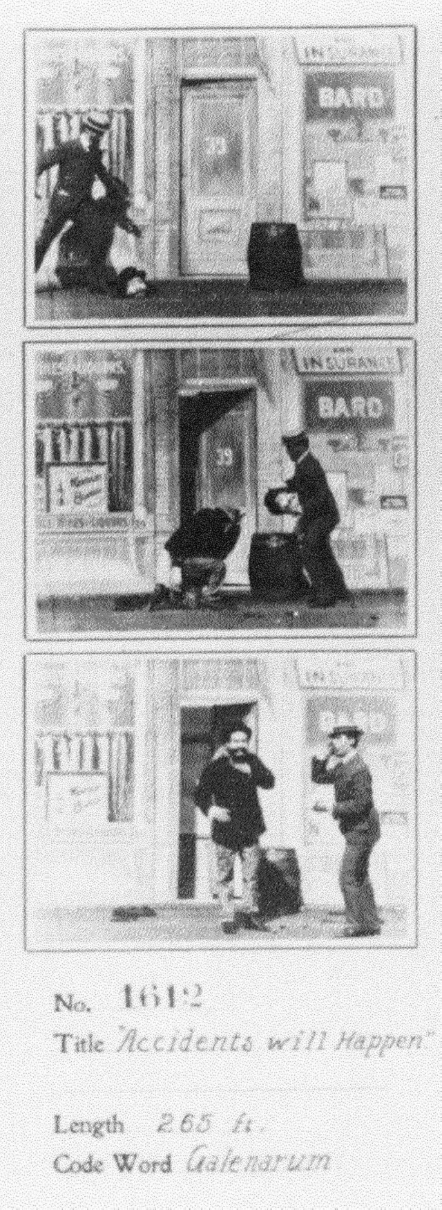 Accidents Will Happen (1900) afişi