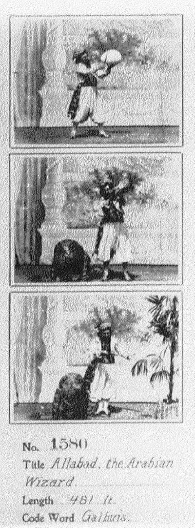 Allabad, The Arabian Wizard (1900) afişi