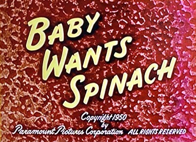 Baby Wants Spinach (1950) afişi
