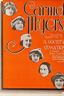 A Society Sensation (1918) afişi
