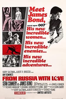 James Bond: Rusyadan Sevgilerle (1963) afişi
