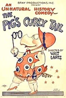 The Pig's Curly Tail (1926) afişi