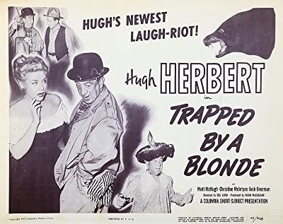 Trapped By A Blonde (1949) afişi
