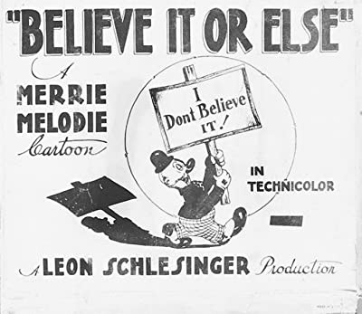 Believe ıt Or Else (1939) afişi