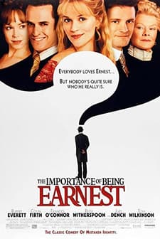 The Importance Of Being Earnest (2002) afişi