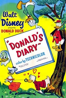 Donald's Diary (1954) afişi